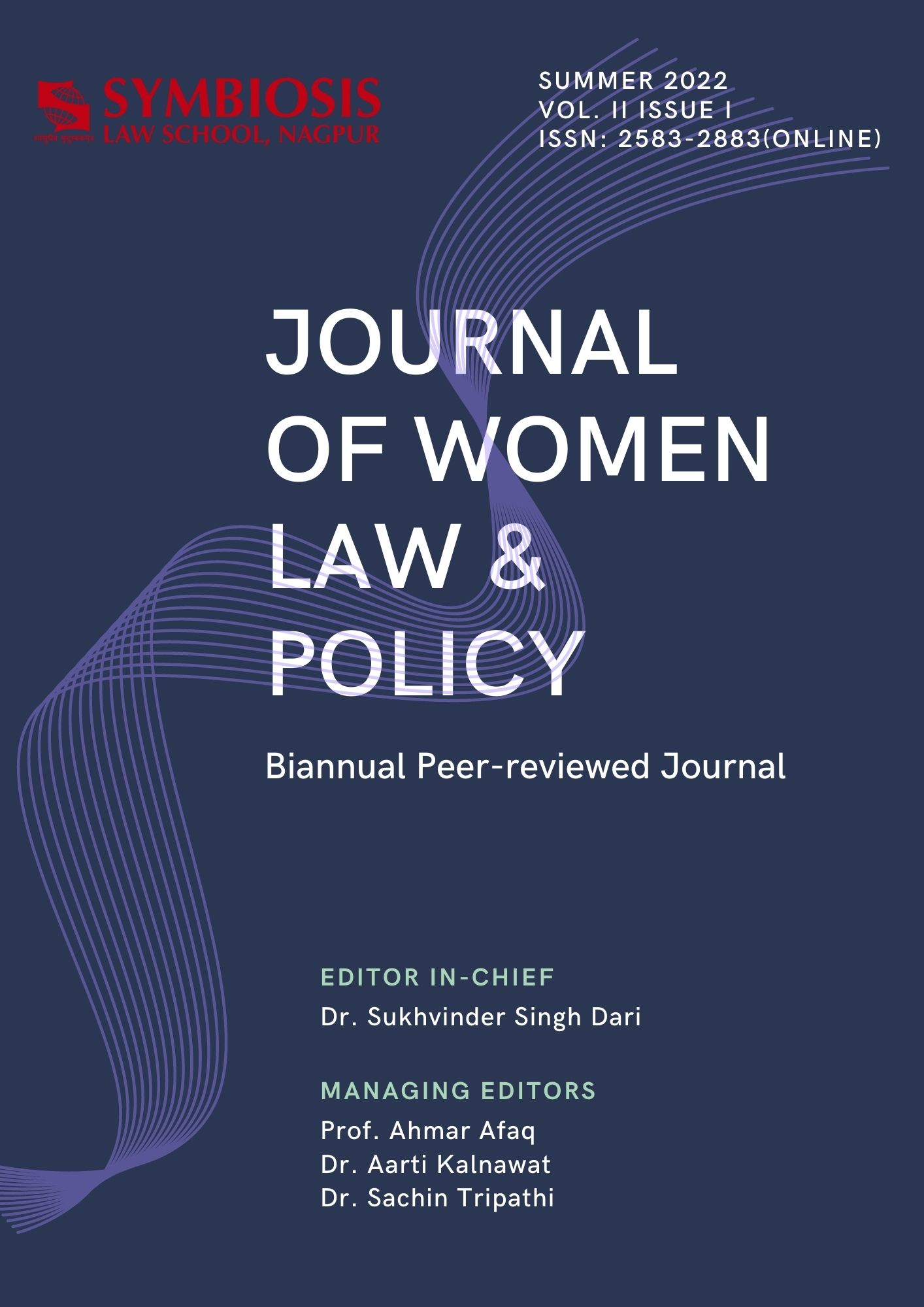 Journal of Women Law & Policy - SLS Nagpur